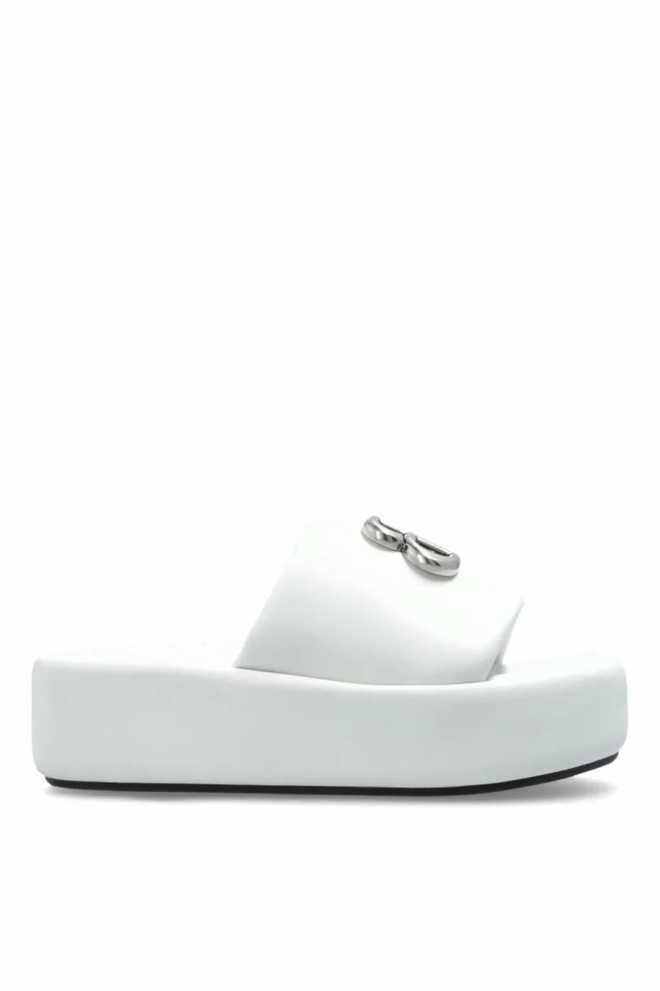 Balenciaga WHITE Leather slippers