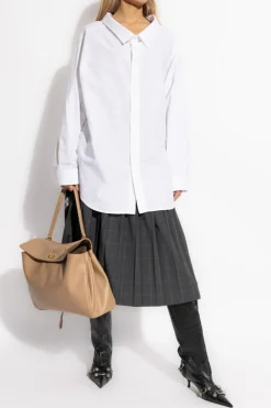 Balenciaga WHITE Loose-fit shirt