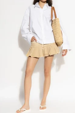 Balenciaga WHITE Loose-fit cotton shirt