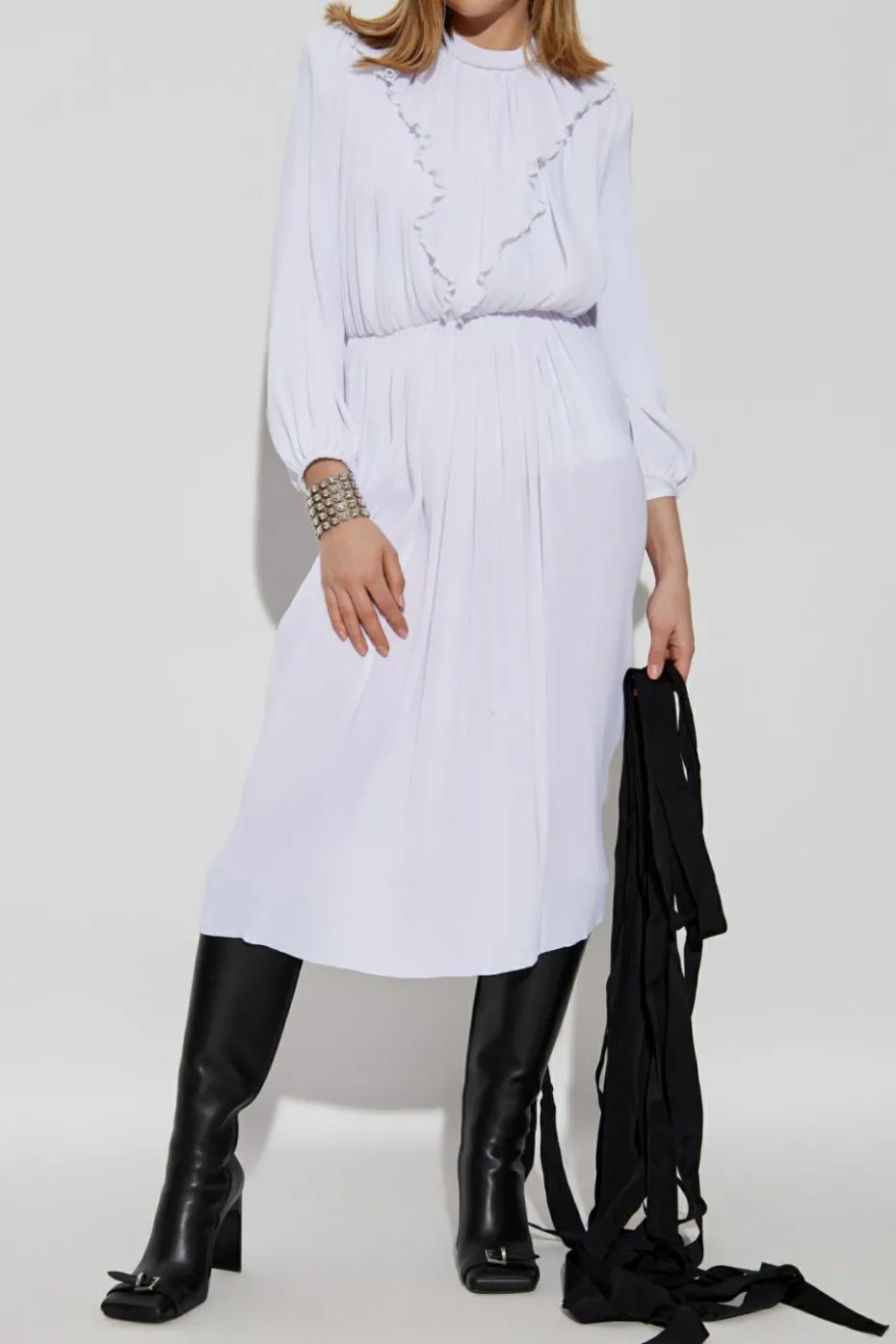 Balenciaga WHITE Pleated dress