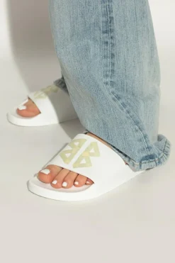 Balenciaga WHITE Rubber slide sandals ‘Pool’