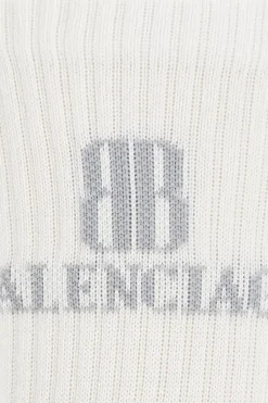 Balenciaga WHITE Socks with logo