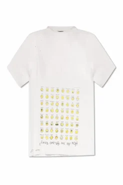Balenciaga WHITE T-shirt with vintage effect