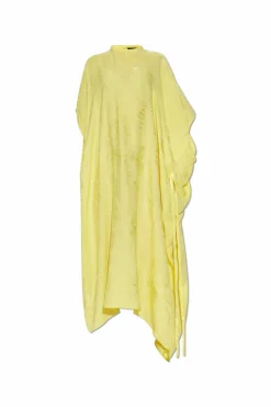 Balenciaga YELLOW Crinkle Effect Dress