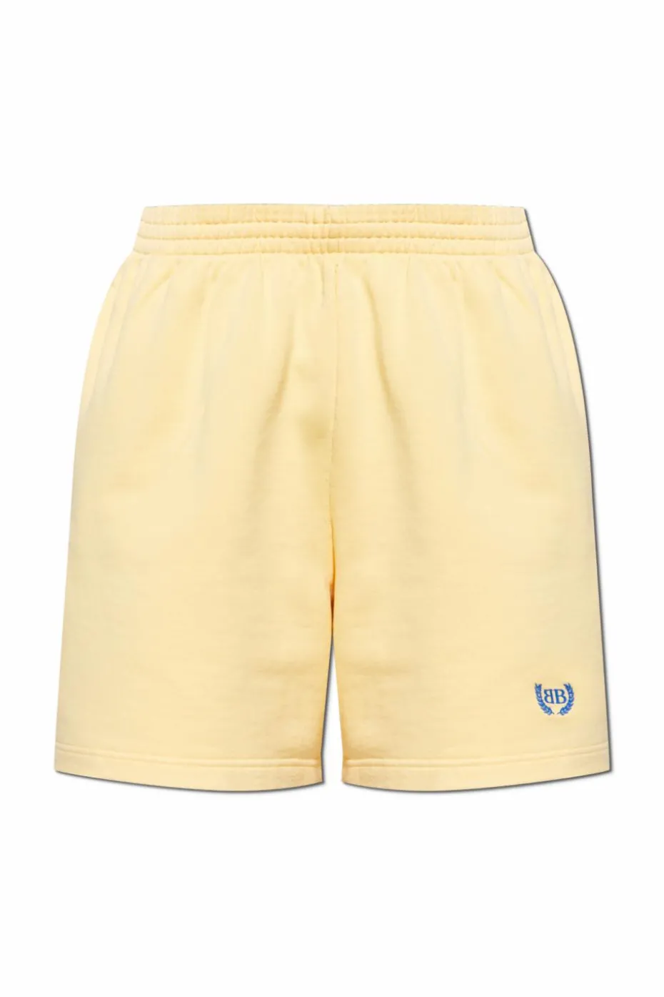 Balenciaga YELLOW Shorts with a vintage effect