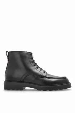 Bally BLACK Leather ankle boots `Gaverin`