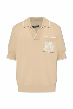 Balmain beige Polo with pocket