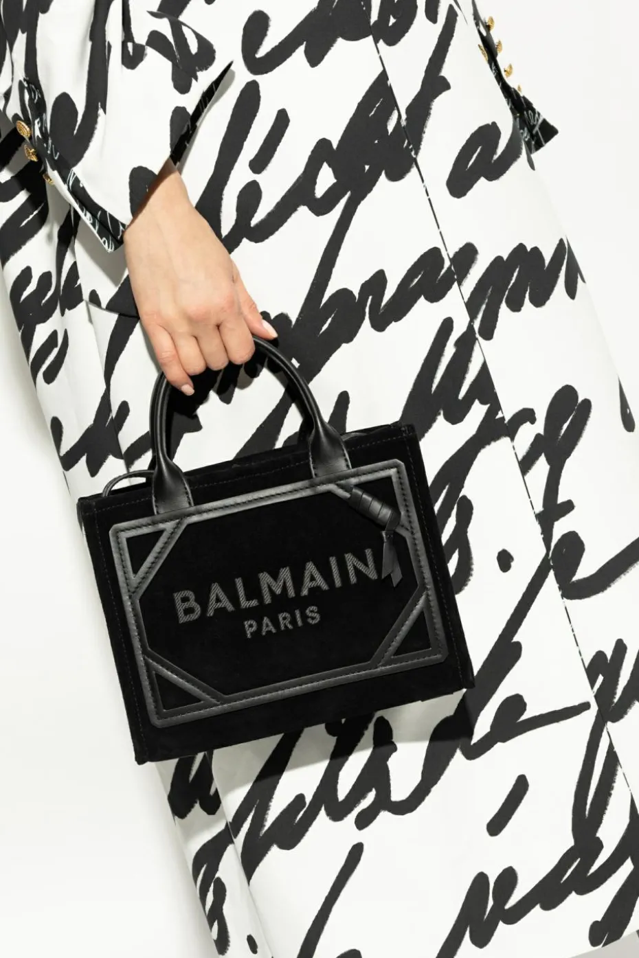 Balmain BLACK B-Army Small shopper bag
