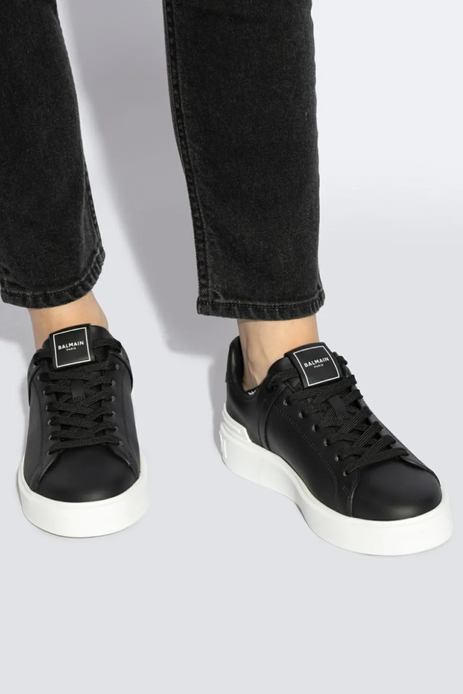 Balmain BLACK B-Court sneakers
