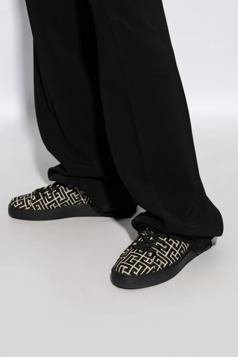 Balmain BLACK B-Court sneakers