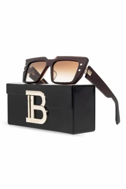 Balmain BLACK ‘B-III’ sunglasses