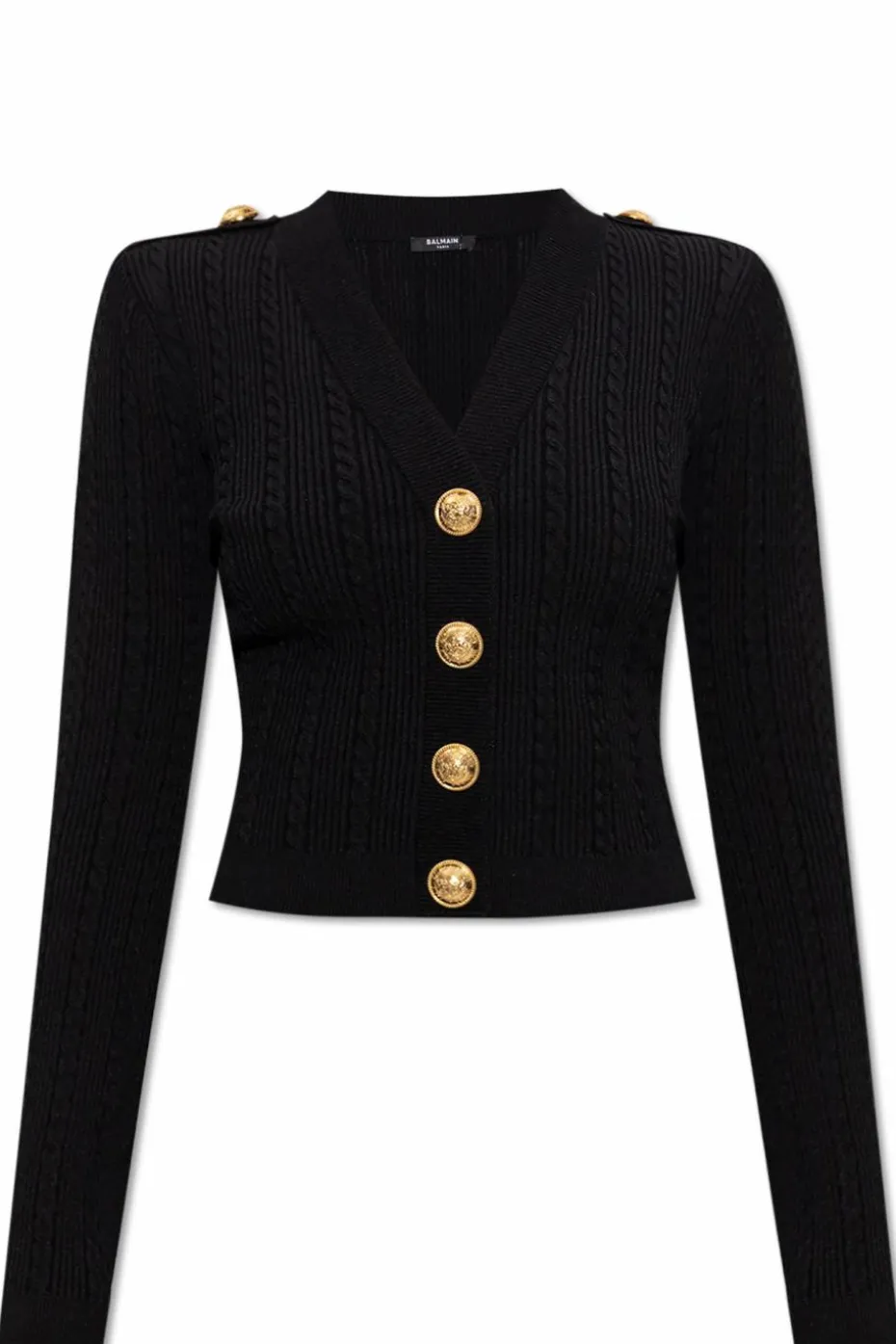 Balmain BLACK Buttoned cardigan