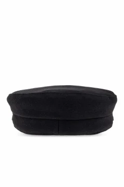 Balmain BLACK Cap with decorative chain