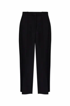Balmain BLACK Creased pants