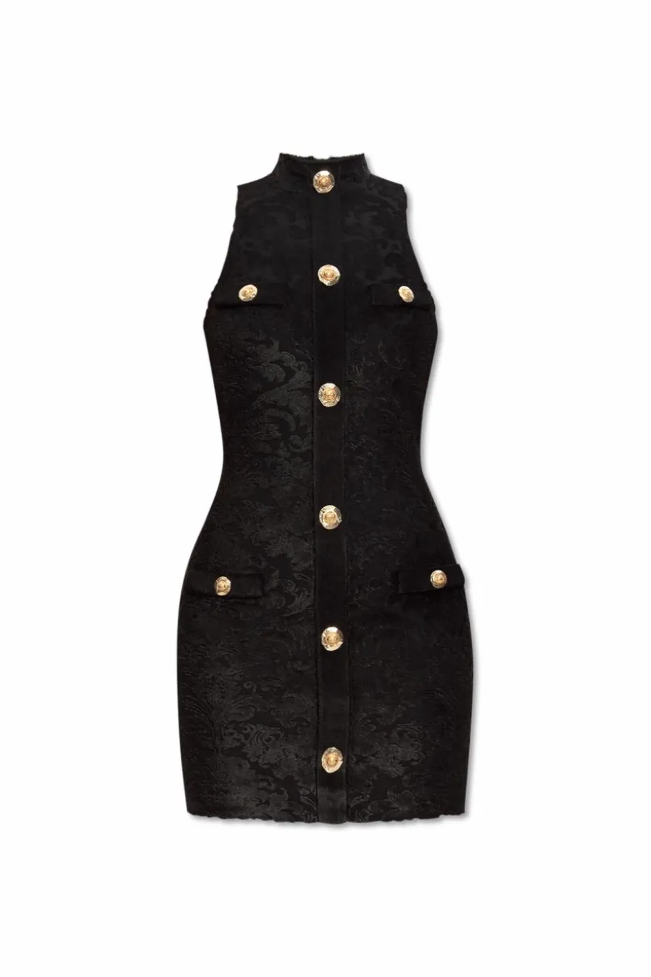 Balmain BLACK Dress with pattern