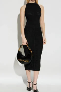 Balmain BLACK Fitted dress