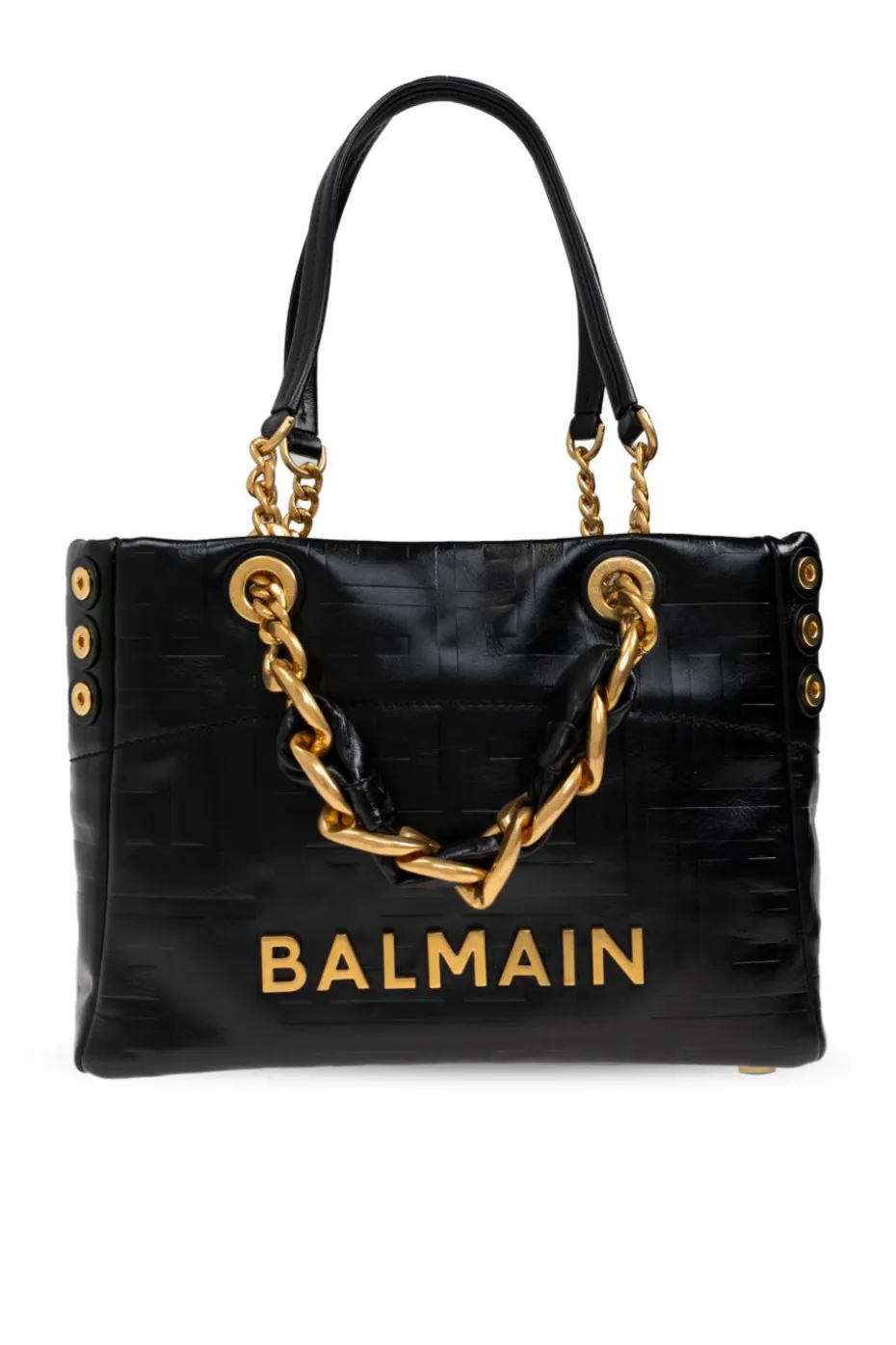 Balmain BLACK Handbag 1945 Soft Small