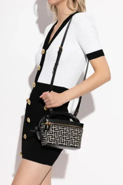 Balmain BLACK Handbag `B-Army`