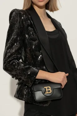 Balmain BLACK Handbag B-Buzz Mini