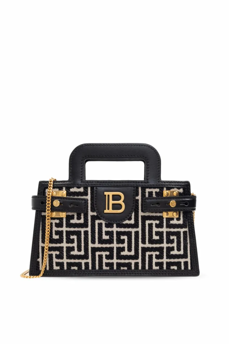 Balmain BLACK Handbag "B-Buzz Small"
