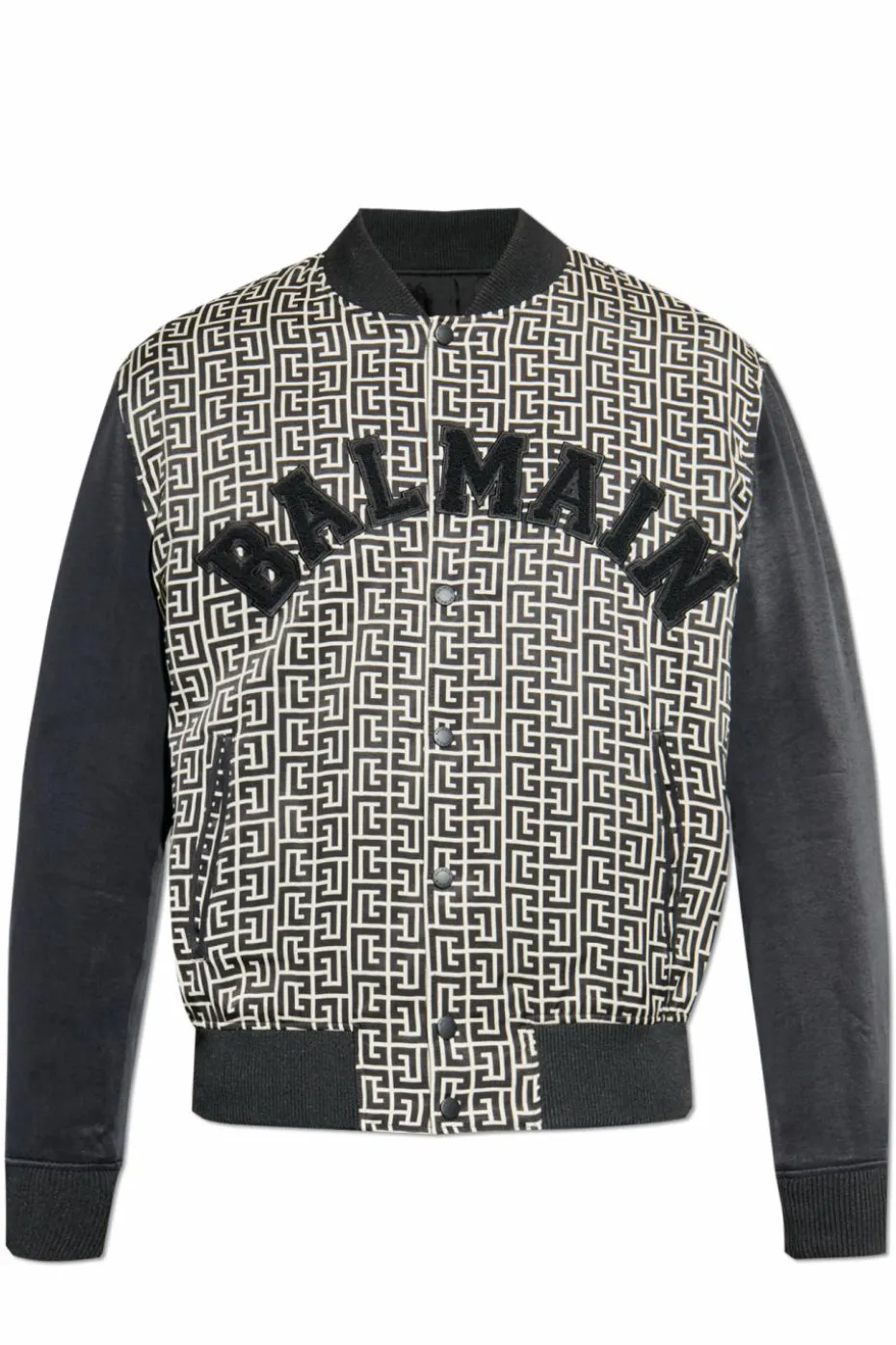 Balmain BLACK Jacket with logo