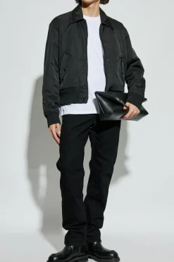 Balmain BLACK Jacket with collar