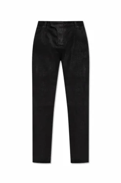 Balmain BLACK Jeans with decorative finish