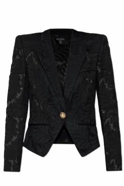 Balmain BLACK Lace blazer