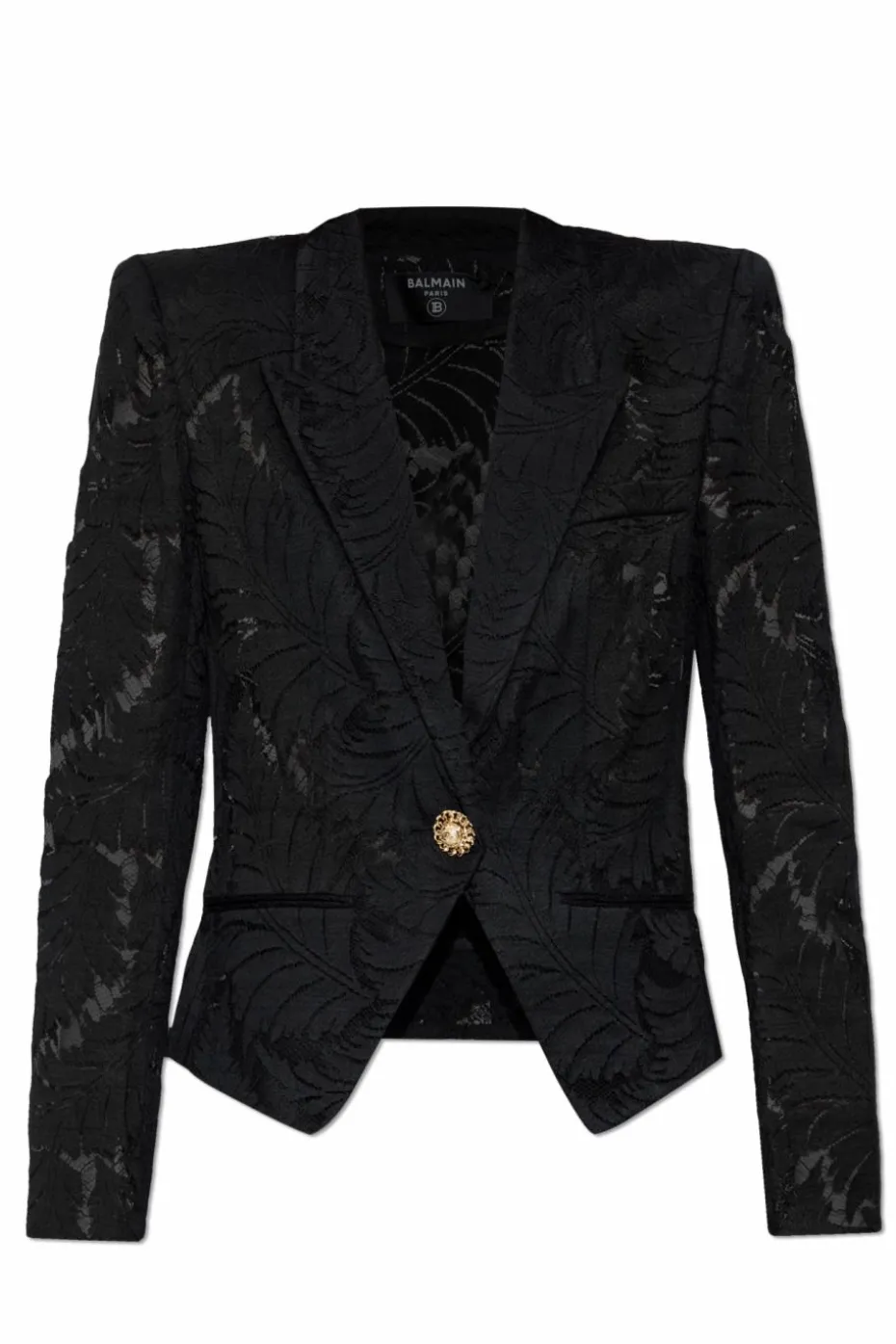 Balmain BLACK Lace blazer