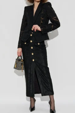 Balmain BLACK Lace blazer