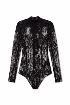 Balmain BLACK Lace bodysuit