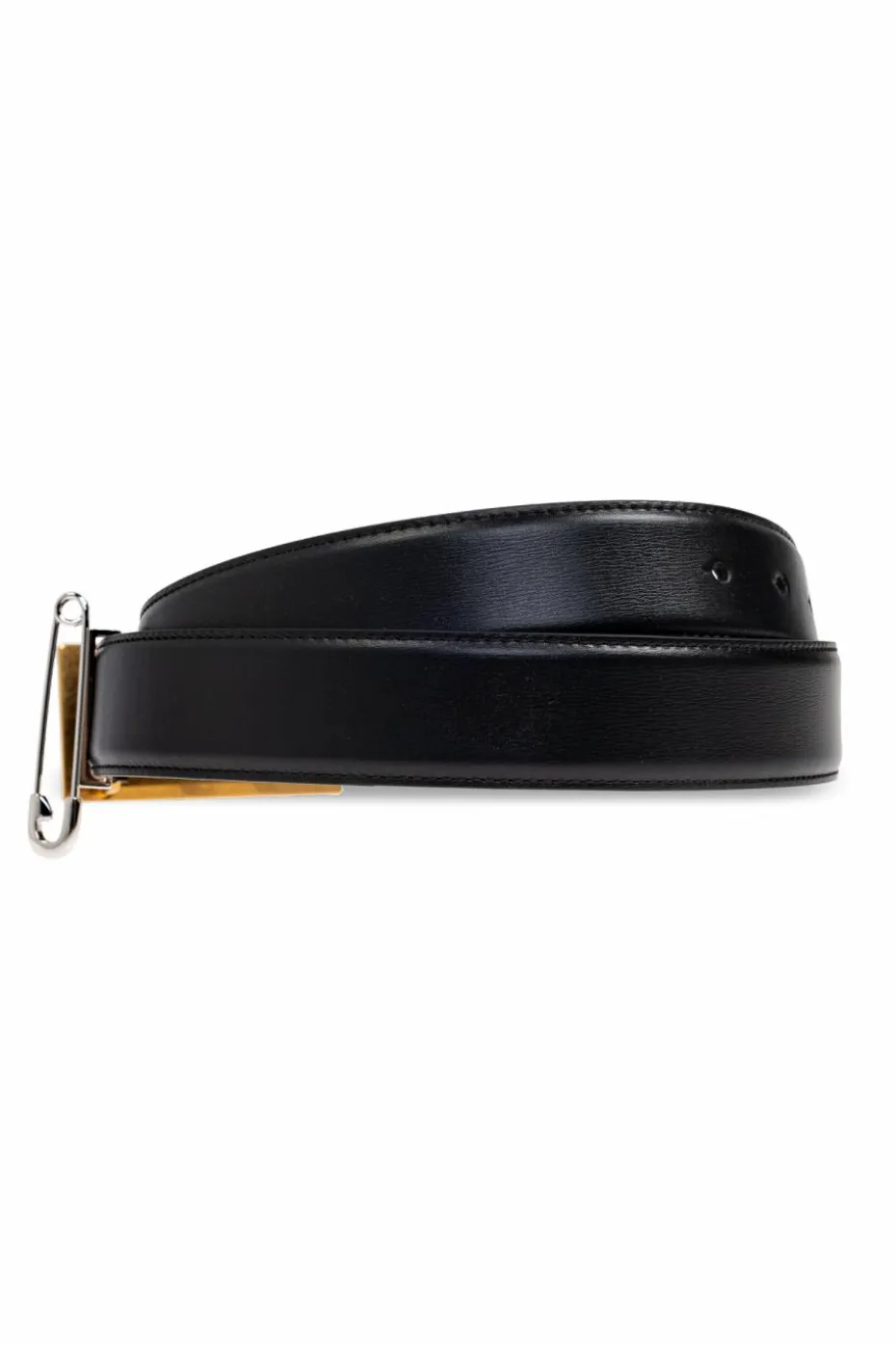 Balmain BLACK Leather belt