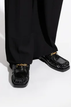 Balmain BLACK Leather shoes