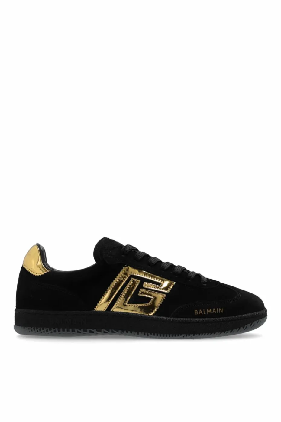 Balmain BLACK Low Top Lace sports shoes