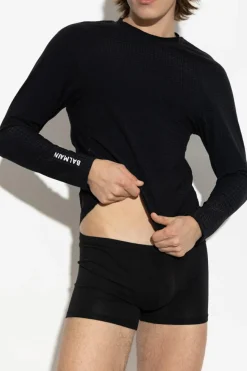 Balmain BLACK Monogram t-shirt