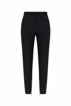 Balmain BLACK Pants with zippers at the legs