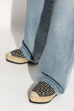 Balmain BLACK Platform espadrilles Alex