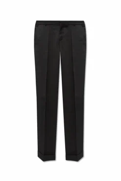 Balmain BLACK Pleat-front trousers
