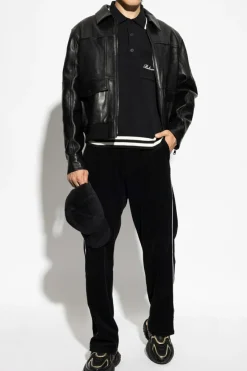 Balmain BLACK Polo with Pocket