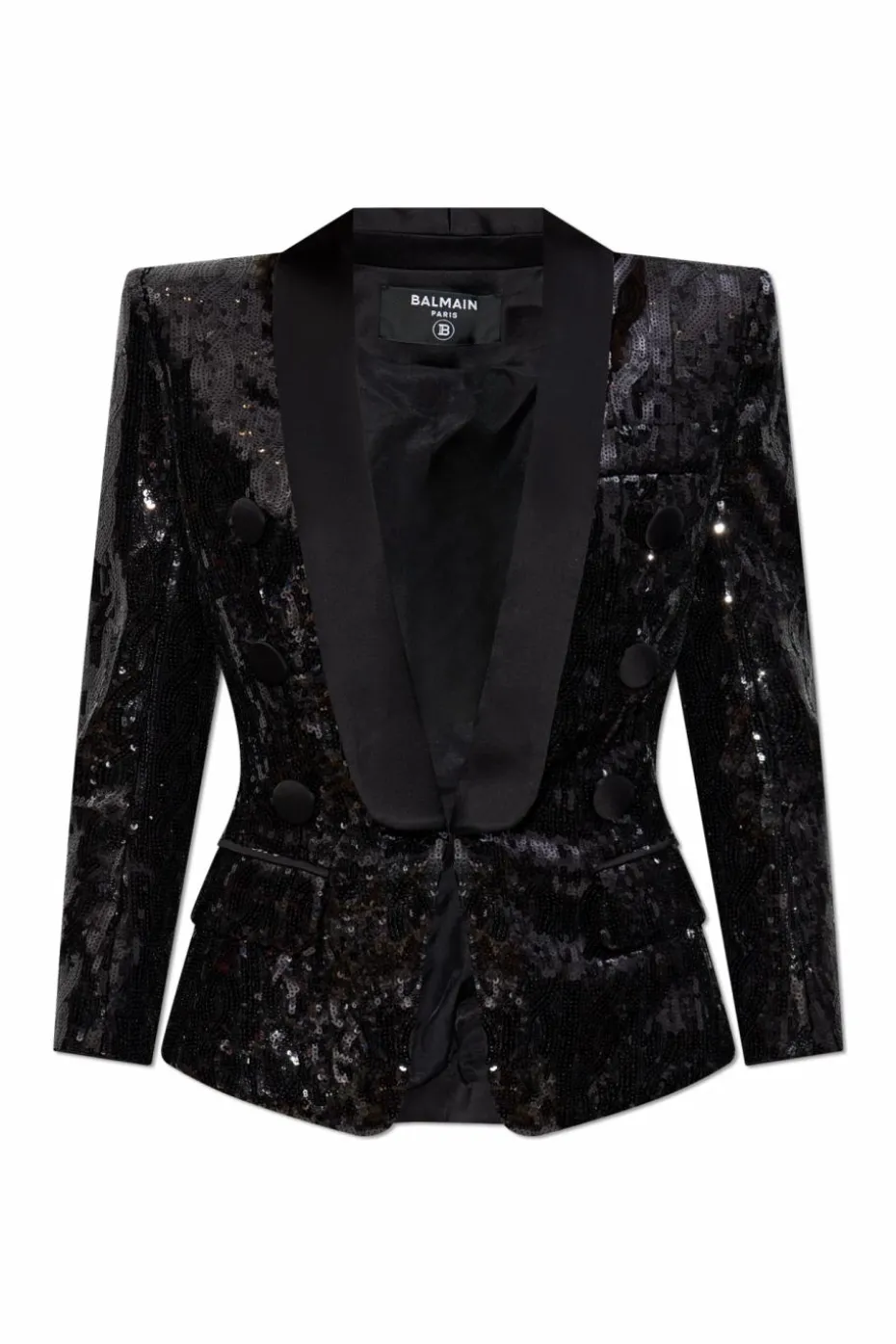 Balmain BLACK Sequin blazer