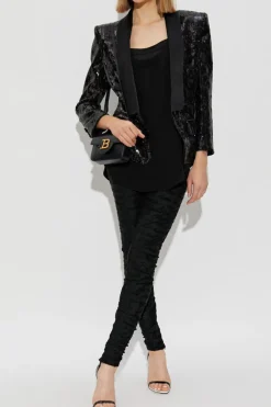 Balmain BLACK Sequin blazer