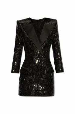 Balmain BLACK Sequin dress