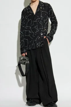 Balmain BLACK Shirt with appliqué
