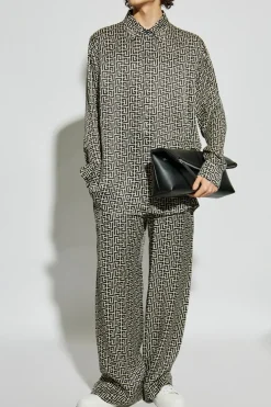 Balmain BLACK Shirt with monogram