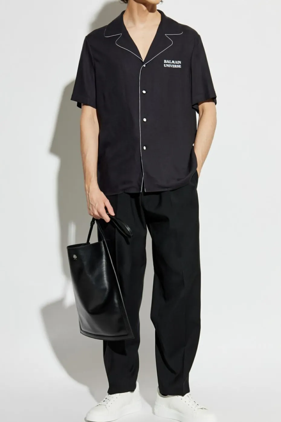 Balmain BLACK Shirt with logo