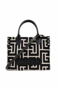 Balmain BLACK Shoulder bag with logo