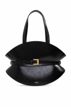 Balmain BLACK Shoulder bag m`Shuffle Medium`