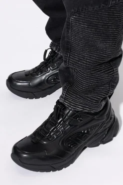 Balmain BLACK Sneakers made from eco-leather