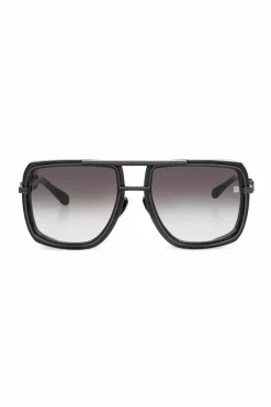 Balmain BLACK āSoldierā Sunglasses
