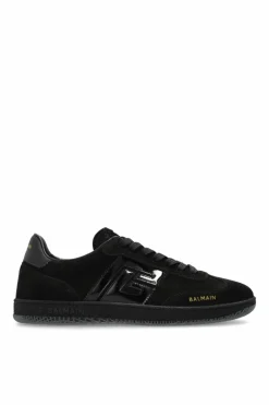 Balmain BLACK Suede sneakers